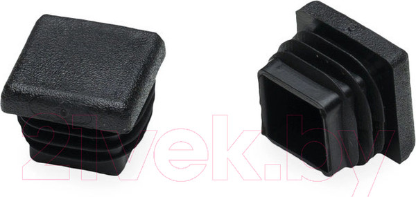 Изображение товара Заглушка декоративная ЕКТ Для труб 30х30 квадратная / V022308 (200шт, черный)