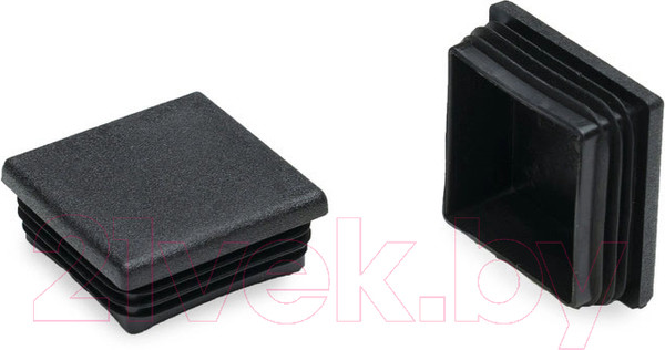 Изображение товара Заглушка декоративная ЕКТ Для труб 40х40 квадратная / V022309 (150шт, черный)