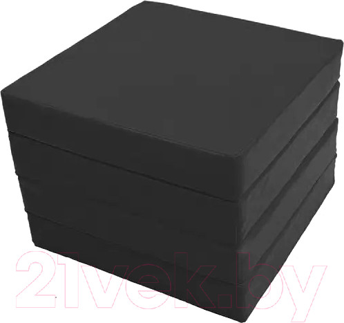 Изображение товара Гимнастический мат KMS sport Складной №11 1x1x0.1м (черный)