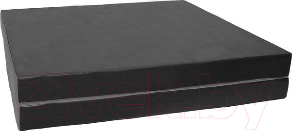 Изображение товара Гимнастический мат KMS sport Складной №10 1x1.5x0.1м (черный)