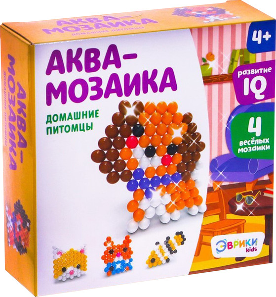 Изображение товара Развивающая игра Эврики Аквамозаика. Домашние питомцы / 2933735