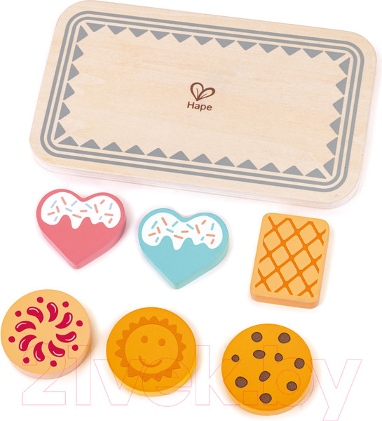 Изображение товара Духовой шкаф игрушечный Hape Духовка, плита, набор игрушечных продуктов 3 в 1 / E3183_HP