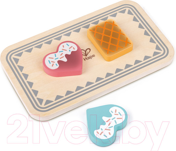 Изображение товара Духовой шкаф игрушечный Hape Духовка, плита, набор игрушечных продуктов 3 в 1 / E3183_HP