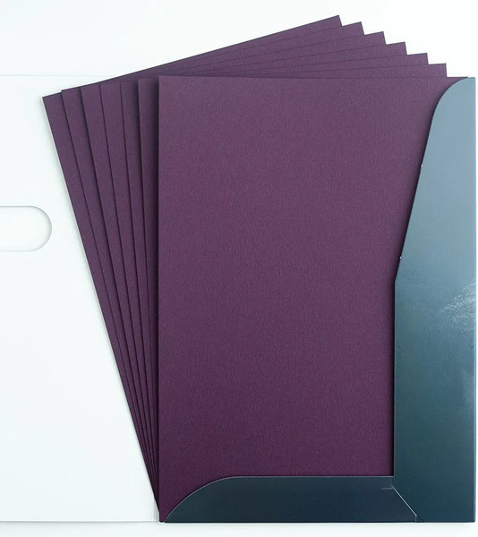 Изображение товара Набор бумаги для рисования Малевичъ 402715 (7л, фиолетовый)