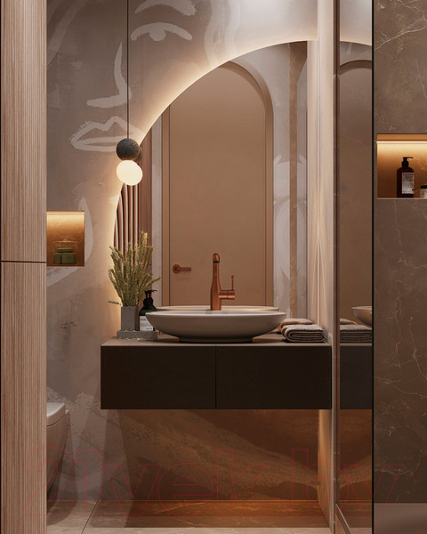 Изображение товара Зеркало Silver Mirrors Mario 68.6x109.7 / LED-00002525 (левый)