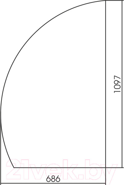 Изображение товара Зеркало Silver Mirrors Mario 68.6x109.7 / LED-00002525 (левый)