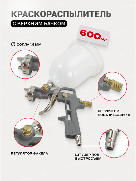 Изображение товара Набор пневмоинструмента BaumAuto BM-8031K5-G (52369)