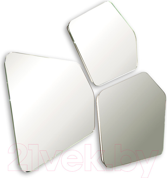 Изображение товара Комплект зеркал декоративных Silver Mirrors Bionic / LED-00002547