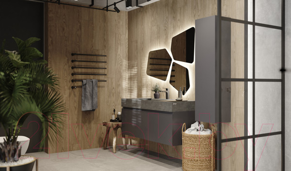 Изображение товара Комплект зеркал декоративных Silver Mirrors Bionic / LED-00002547