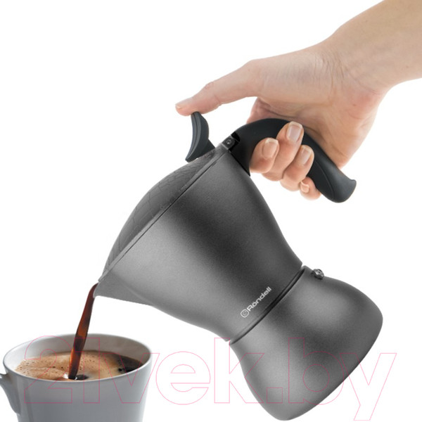 Изображение товара Гейзерная кофеварка Rondell Escurion Grey Induction RDA-1274