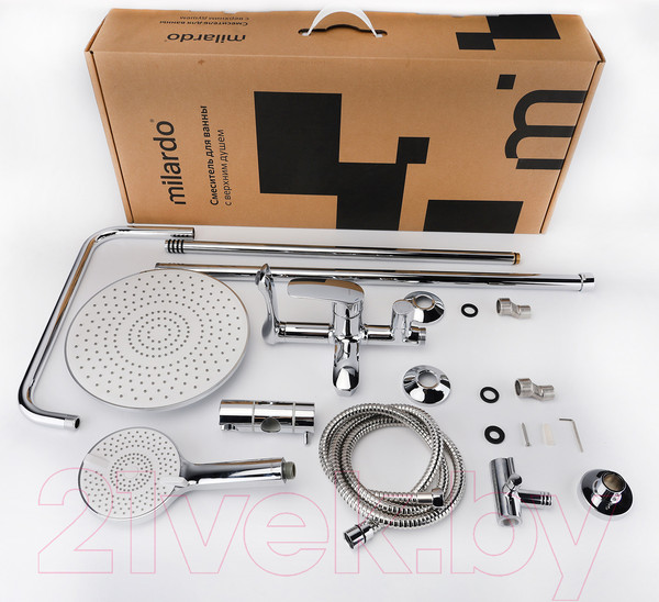 Изображение товара Душевая система со смесителем Milardo Rora RORSB4FM06