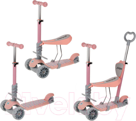 Изображение товара Самокат детский Moby Kids Pony 3 в 1 / 641446 (розовый)