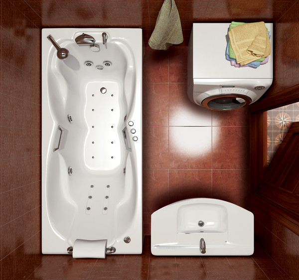 Изображение товара Ванна акриловая Triton Персей 190x90 Базовая Flat (с гидромассажем)