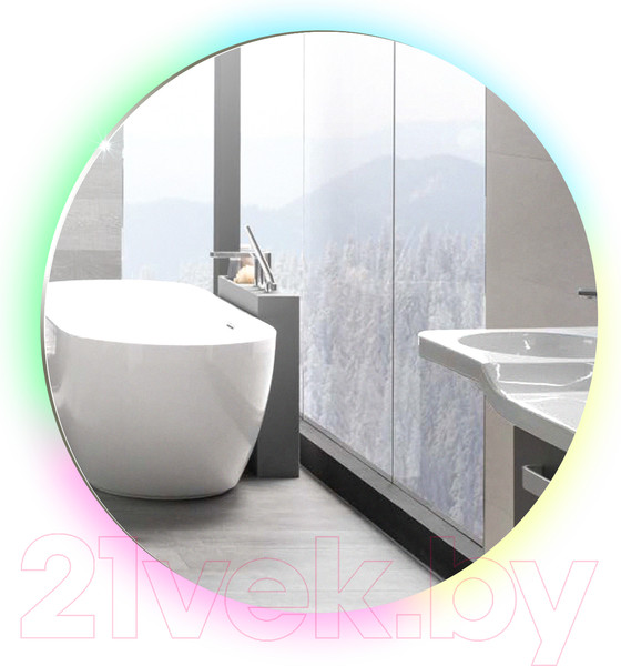 Изображение товара Зеркало Silver Mirrors Savanna D1000 RGB / LED-00002603