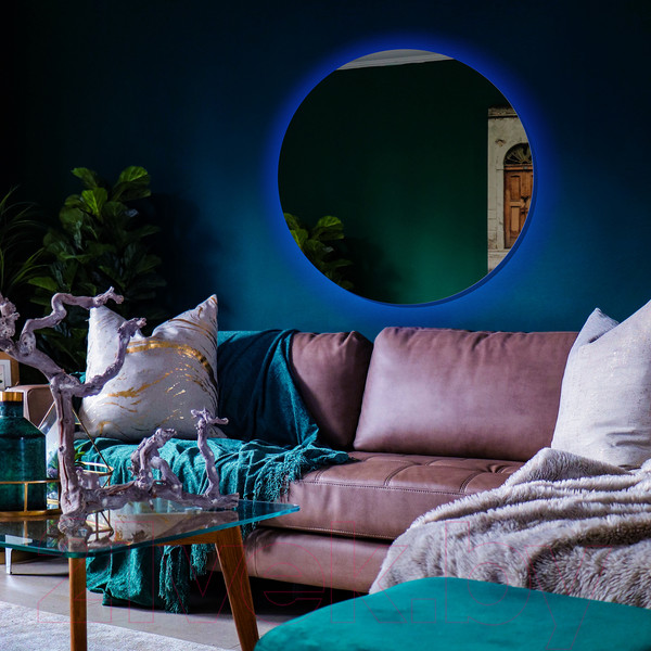 Изображение товара Зеркало Silver Mirrors Savanna D1000 RGB / LED-00002603