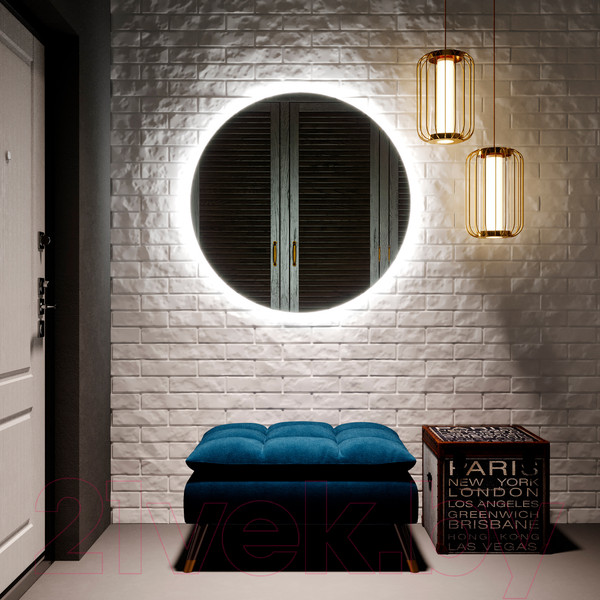 Изображение товара Зеркало Silver Mirrors Savanna D1000 RGB / LED-00002603