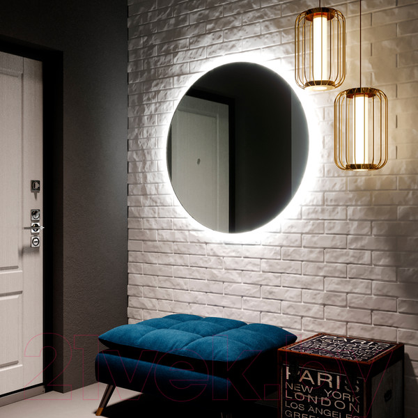 Изображение товара Зеркало Silver Mirrors Savanna D1000 RGB / LED-00002603
