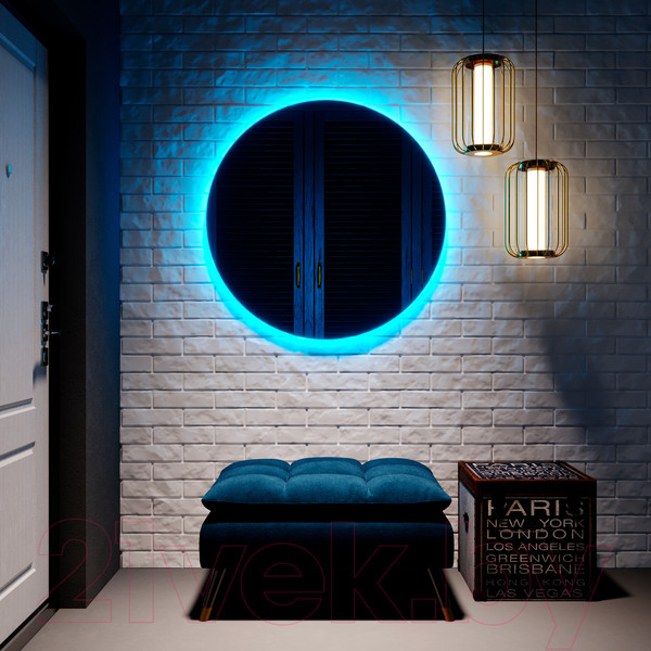 Изображение товара Зеркало Silver Mirrors Savanna D1000 RGB / LED-00002603