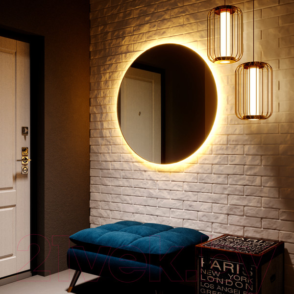 Изображение товара Зеркало Silver Mirrors Savanna D1000 RGB / LED-00002603