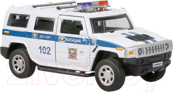 Изображение товара Автомобиль игрушечный Технопарк Hummer H2 Полиция / HUM2-12SLPOL-WH