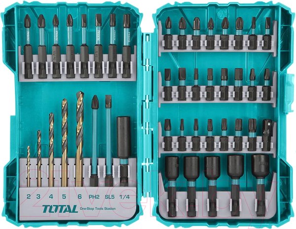 Изображение товара Набор оснастки TOTAL TACSDL24502 (45пр)