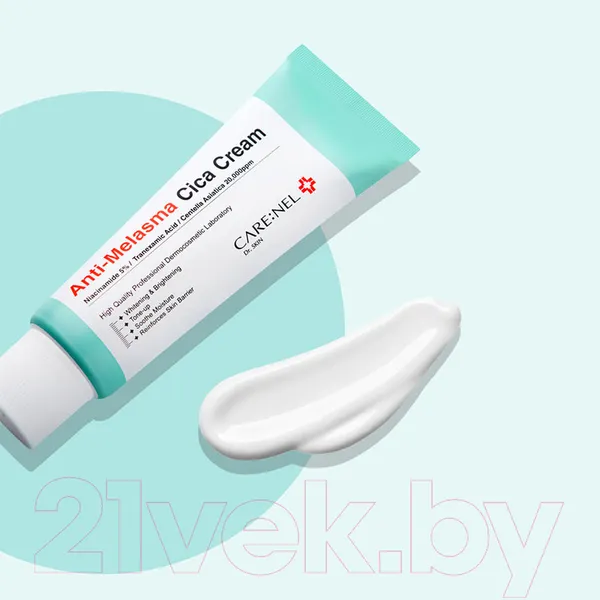 Изображение товара Крем для лица Carenel Anti-Melesma Cica Cream Против пигментации с центеллой азиатской (40мл)
