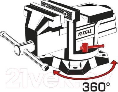 Изображение товара Тиски TOTAL THT6166