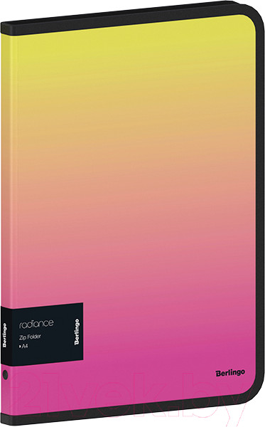 Изображение товара Папка для бумаг Berlingo Radiance / ZF4_A4001 (желтый/розовый)