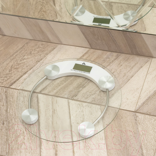 Изображение товара Напольные весы электронные LuazON Home LVE-001 / 2580568 (белый)
