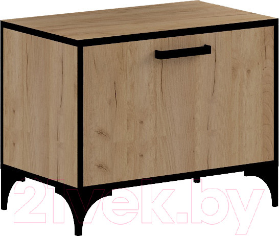 Изображение товара Тумба в прихожую Genesis Мебель Энтер Loft малая (дуб золотой)