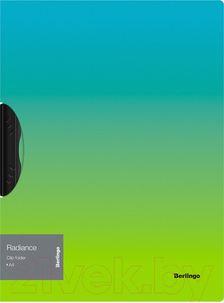 Изображение товара Папка для бумаг Berlingo Radiance / FCl_A4003 (голубой/зеленый)