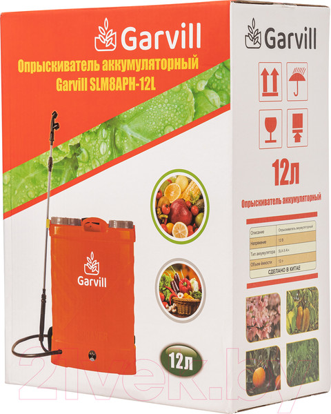 Изображение товара Опрыскиватель аккумуляторный Garvill SLM8APH-12L