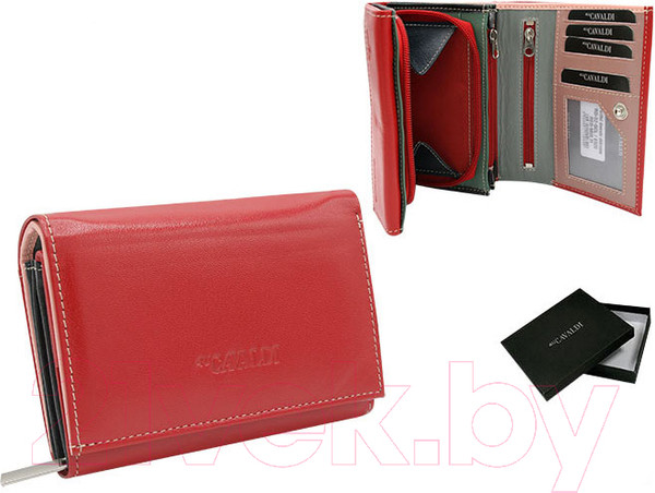 Изображение товара Портмоне Cedar 4U Cavaldi Multi / RD-02-GCL-0320 (красный мульти)