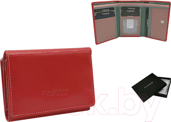 Изображение товара Портмоне Cedar 4U Cavaldi Multi / RD-17-GCL-0641 (красный мульти)