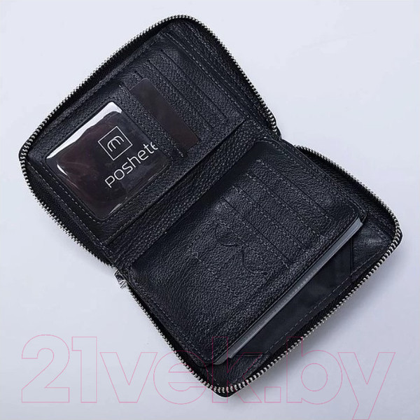 Изображение товара Портмоне Poshete 848-7M180-BLK (черный)