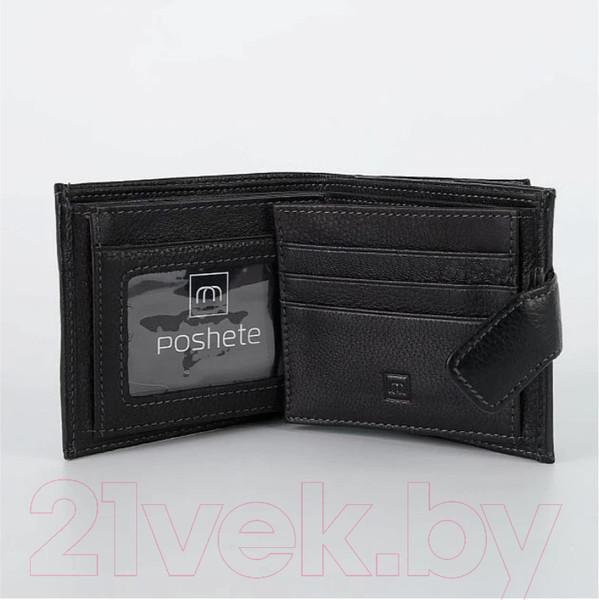 Изображение товара Портмоне Poshete 848-H122-BLK (черный)