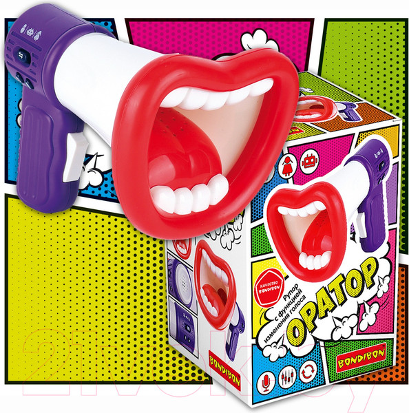 Изображение товара Интерактивная игрушка Bondibon Функция изменения голоса / ВВ5759 (фиолетовый)