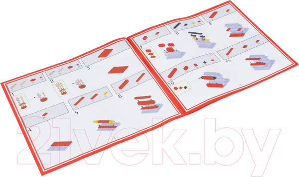 Изображение товара Конструктор Bondibon Пожарная Служба. Пожарная машина / ВВ5708 (432эл)