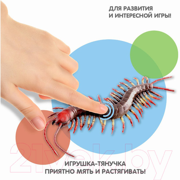 Изображение товара Сквиш Bondibon Как живая! Сколопендра / ВВ5751