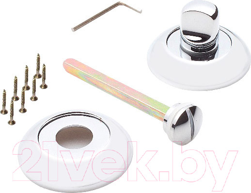 Изображение товара Фиксатор дверной защелки Ренц INBK 08 CP (хром блестящий)