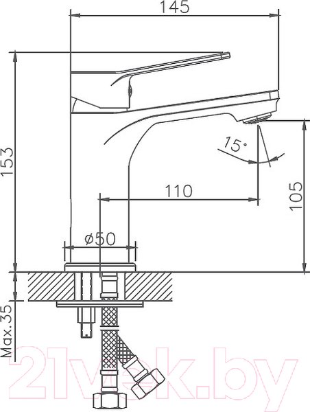 Изображение товара Смеситель Haiba HB10559