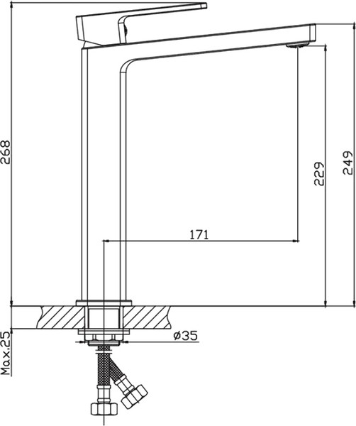 Изображение товара Смеситель Haiba HB11615