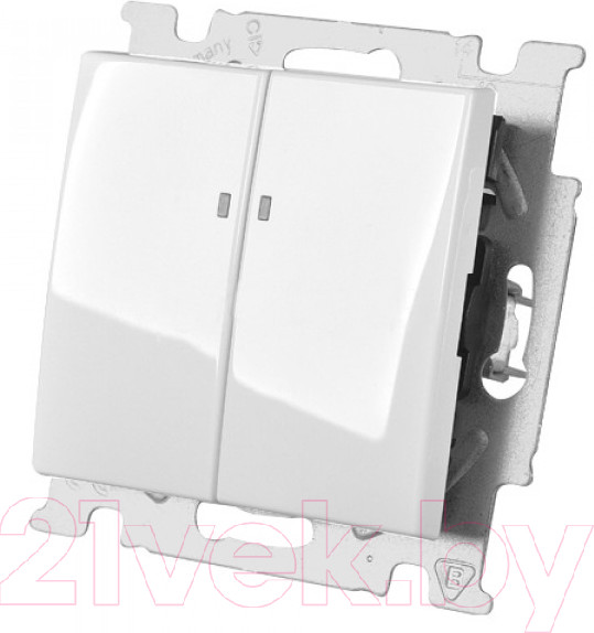 Изображение товара Выключатель ABB Basic 55 1012-0-2154 (белый)