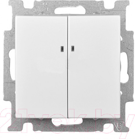 Изображение товара Выключатель ABB Basic 55 1012-0-2154 (белый)