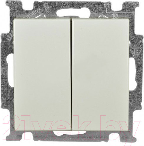 Изображение товара Выключатель ABB Basic 55 1012-0-2187 (шале-белый)
