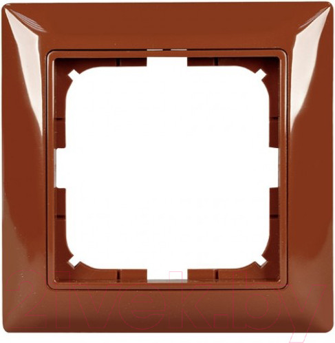 Изображение товара Рамка для выключателей и розеток ABB Basic 55 1725-0-1516 (красный)