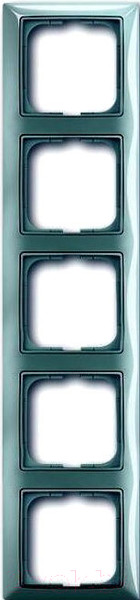 Изображение товара Рамка для выключателей и розеток ABB Basic 55 1725-0-1525 (синий)