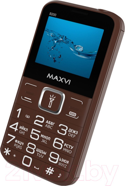 Изображение товара Мобильный телефон Maxvi B200 (коричневый+ЗУ)