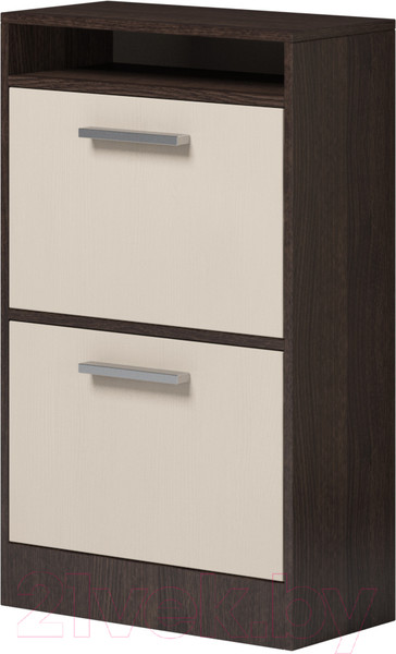 Изображение товара Тумба в прихожую Genesis Мебель Энтер Обувница (венге/дуб молочный)