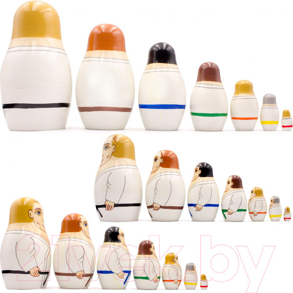 Изображение товара Матрешка сувенирная Брестская Фабрика Сувениров Боевые искусства / 7140